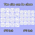 16 Pcs Drawing Stencil kit, Reusble Plastic Stencil for Painting, Paint Stencils with Kawaii Anime Shapes (3 * 3 in)...