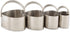 RSVP International Endurance Heart Shape Biscuit Cutters - Stainless Steel, Set of 4 | Nest for Easy Storage | For Cutting Thick or Thin Dough | P...
