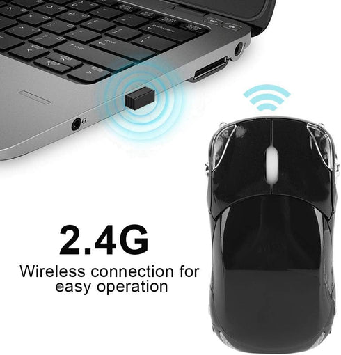 Yoidesu Wireless Mouse, 2.4G Wireless Connection High-Precision Optical Mouse with Receiver Compartment, optoelectronic Mini Bluetooth Mouse for W...