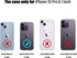 Nvollnoe Compatible with iPhone 15 Pro Case with Card Holder Heavy Duty Protective Dual Layer Shockproof Hidden Card Slot Slim Wallet Phone Cover ...