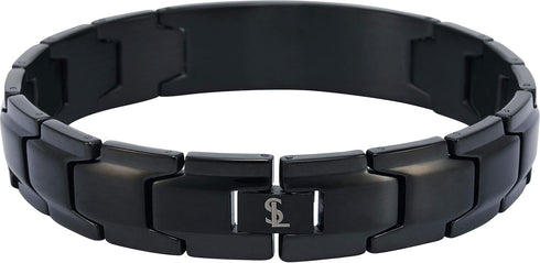 Smarter LifeStyle Stylish DAD Bracelet for Men - Wide Link Surgical Grade Steel Adjustable Bracelet for DAD, Mens Jewelry, Mens Bracelets Father's...