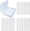 24PCS Humidifier Filters Sticks 3.14'' Replacements Cotton Stick Small Humidifier Filter Stick for INVODA Volcano Mini Cool Mist Humidifiers (24 P...