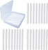 24PCS Humidifier Filters Sticks 3.14'' Replacements Cotton Stick Small Humidifier Filter Stick for INVODA Volcano Mini Cool Mist Humidifiers (24 P...