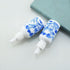 4 PCS 1 2/3oz (50ml) Blue and White Porcelain Ceramic Dropper Bottles Perfume Aromatherapy Cosmetic Container Essential Oils Sample Empty Dropper ...