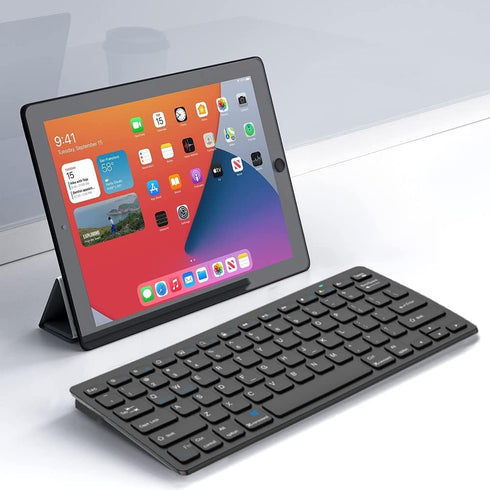 HZD Wireless Keyboard for iPad, Bluetooth Keyboard Compatible with iPad Air/iPad Pro/iPad Mini, iPhone,Tablet, Smartphone, Laptop, Windows/Android...