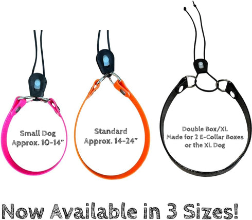 Quick Adjust E-Collar Replacement Strap Dog Training Collar Fits Fi, Dogtra, Sportdog Replacement Strap, Genuine BioThane®-Made in The USA (HF Bla...
