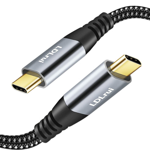 USB C to USB C Monitor Display Cable 6FT, 20Gbps Data Transfer 100W Fast Charge 4K Video Output USB3.2 Gen 2×2 Cable for MacBook, iPad, iPhone 15 ...