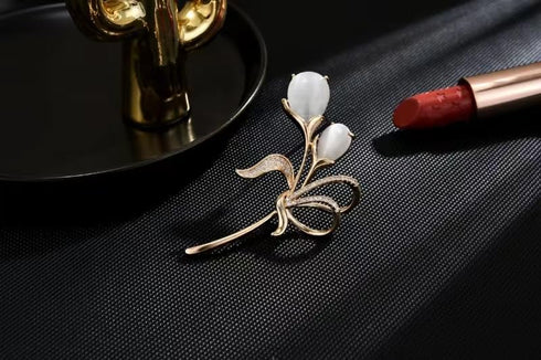 Tulip Brooch for Women Tulip Lapel Pin Tulip Flower Brooch Pin Jewelry Gifts...