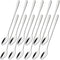 homEdge Stainless Steel Long Handle Spoon, 8.3 Inches Cocktail Stirring Spoons, Coffee Spoon,Set of 12...