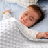 Pro Goleem Baby Soft Minky Dot Blanket with Silky Satin Backing Baby Gifts for Boys and Girls (White, 30’’ x 40’’)...
