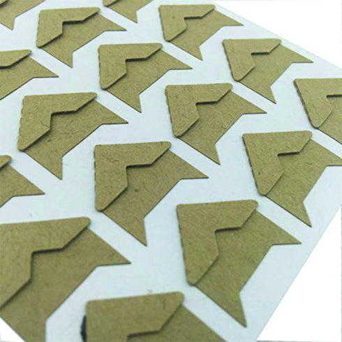 240pcs 10 Sheets Self Adhesive Paper Photo Corner Stickers for Scrapbooking, Photo Book, Personal Journal & Diary Adhesives (Craft)...