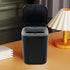 0.5 Gallon Tiny Countertop Trash Can, Mini Desktop Garbage Can with Push-Button, Black...