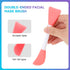 Silicone Face Mask Applicator, 4 PCS Double-End Mask Brushes for Facial Mud Mixing Spatula Soft Makeup Beauty Brush Tools for Apply Skincare Cream...