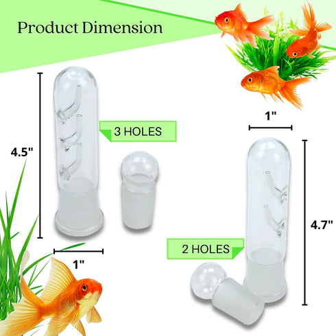 Planaria Trap Crystal Red Shrimp Tank Aquarium Bristle Worm Catcher, Shrimp Dwarf Shrimp Ghost Shrimp Live Freshwater Cleaning Supplies Clear Glas...