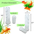 Planaria Trap Crystal Red Shrimp Tank Aquarium Bristle Worm Catcher, Shrimp Dwarf Shrimp Ghost Shrimp Live Freshwater Cleaning Supplies Clear Glas...
