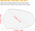 X AUTOHAUX Car Rearview Mirror Glass Replacement with Backing Plate Heated Right Side Passenger Side for Audi A6 Quattro S6...