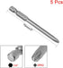 uxcell 5 Pcs 5mm PH2 Magnetic Phillips Screwdriver Bits, 1/4 Inch Hex Shank 3-inch Length S2 Power Tool...