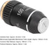 Microscope Objective Lens, 100X Magnification Lens High Power Objective Lens Replacement Achromatic Objective 20.2mm Interface Thread for Compound...