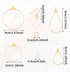 200PCS Earring Making Kit Beading Hoop Earring Finding Hoop Open Beading Hoops Bulk Earring Wire Hoops for DIY Earring Jewelry Craft Supplies Tear...