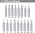 Yakamoz 17Pcs 900M Soldering Iron Tips Solder Welding Replacement Tip Kit for for Hakko, Radio Shack, TENMA, ATTEN, Quick, Aoyue, Yihua Solder Sta...