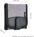 JJC Lens Filter Pouch Case for Circular Filter Up to 82mm (37mm 40.5mm 49mm 52mm 55mm 58mm 62mm 67mm 72mm 77mm), 3-Pocket Lens Filter Wallet Stora...