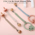 2 Pack Pacifier Clips for Baby Boys and Girls, One-piece Silicone Pacifier Chain with Clip for Binky, Teether Toys, BPA free, Flexible and Durable...