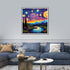 FHBUBPUP Starry Night Diamond Painting Kits for Adults, Starry Sky Diamond Art Kits, Full Drill Round Gem Art, DIY Landscape Paint with Diamond Be...