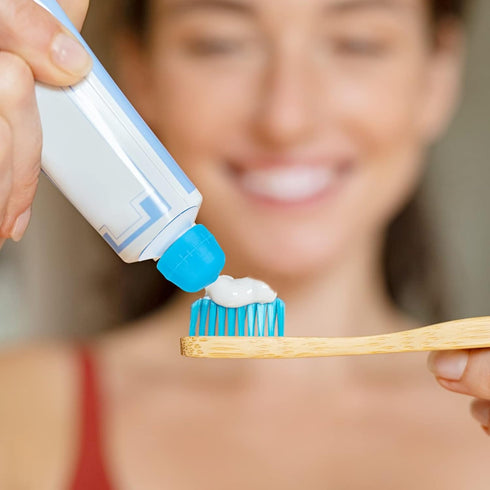 8 Pcs Toothpaste Caps Self Closing Toothpaste Squeezer Dispenser for Kids Silicone Toothpaste Covers Toothpaste Saver Cap Mess Free Toothpaste Top...