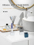 Mini Ceramics Toothbrush Holder Stand for Bathroom Vanity Countertops, Mini Ceramics Toothbrush Holder Stand (Gray)...