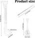 Rainmae Aquarium Fish Shrimp Feeding Dish Set, Transparent Aquarium Fish Feeder Tube Kit, Fish Tank Feeding Supplies with Cleaning Brush Aquarium ...