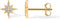 PAVOI 14K Gold Plated Cubic Zirconia Star Stud Earrings for Women | Gold Starburst Earring Pair...