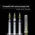 30 Ga 8mm 5/16 Inch Luer Lock Lab Supplies,Industrial Dispensing Accessories,Pack of 100(30g-8mm)...