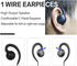Radio Earpiece, 3.5mm 1-Pin C Shape Walkie Talkie Earpiece with PTT Mic Compatible with Motorola CLP1010, CLP1040, CLP1060 Two Way Radios Headphon...