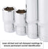 CASOMAN 4 Pieces 1/4-Inch Drive Impact Socket Set-10mm, Deep & Shallow, Metric, 6 Point Desgin, Mirror Chrome Finish...