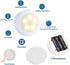 1 Pack Battery Operated Light Bulbs for Lamps with Remote,Replacement AA Bulb,Battery Powered LED Puck Lights With E26 Screw Non Electricity Wall ...