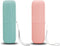 Toothbrush Cup Portable Toothbrush Holder Multifunction Travel Cup Organizer Toothbrush Case and Carrier for Bathroom School Business Trip 2Pack(P...