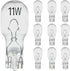 Landscape Low Voltage - 12 Volt 11W - T5 Wedge Bulbs - Compatible with Malibu Lights - Garden - Deck Light Bulbs - Yard Bulbs - 10 Pack (Clear)...