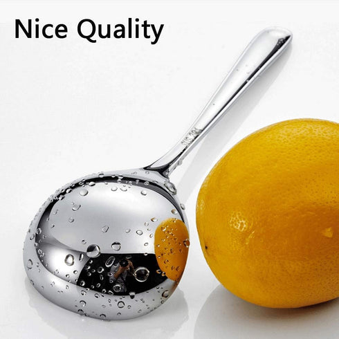 18/8 Stainless Steel Deep Pho Noodle Spoons Big Soup Spoon Large Serving Spoon Mini Ladle-7.9inch...