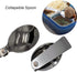 Acantha Foldable Fork and Spoon Set, Portable Folding Spoon and Fork Set with Two Plastic Storage Cases for Travel Camping Outdoors Picnic...