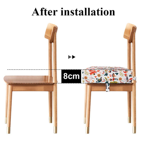 Dining Chair Heightening Cushion Portable Dismountable Adjustable Highchair Booster for Baby Toddler Kids Infant Washable Thick Chair Seat Pad Mat...
