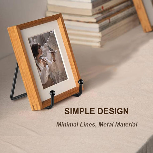 Plate Stands for Display, 3Pack 3Inch Plate Holder Display Stand, Metal Frame holder stand for Book Holder, Picture Stand, Decorative Plate stand,...