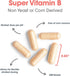 Allergy Research Group Super Vitamin B Complex - Vitamin B for Men & Women, Vitamin B Supplement, Vitamin B12, Vitamin B6, Vegetarian Capsules, Co...