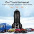 4 Port USB Fast Charging Cigarette Light Car Charger 3 * 2.4 A USB/ 1 PD20W LED Light Compatible with Tablets Cameras iPhone 14 13 12 11 Pro Max X...