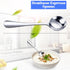 HANSGO 10PCS Mini Coffee Spoons, 4.6 Inch Demitasse Espresso Spoons Small Stainless Steel Tea Spoon for Cake Ice Cream Dessert Food Sample Cocktai...