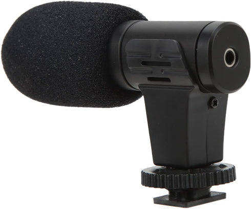 Camera Microphone, Universal 3.5mm Mobile Phone Camera Mini Microphone,Camcorder Camera Video Mic,for Live Conference Video Vlog...