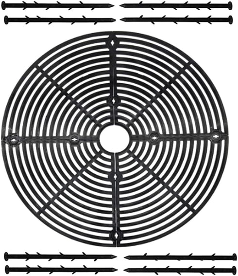 Plant Pot Grid Flower Pot Cover Plant Plant Flower Protector Diameter 11.8" (Brown)...