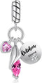 12 Teardrop Birthstone Birthday Charm for Pandora Bracelet Gift for Her...