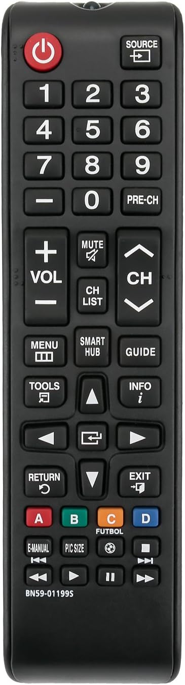 BN59-01199S Replace Remote Control fit for Samsung Smart TV LED HDTV UN32J5205 UN40JU6700 UN55JU6700 UN48JU6700 UN65JU6700 6200 6520 7500 9500 Ser...