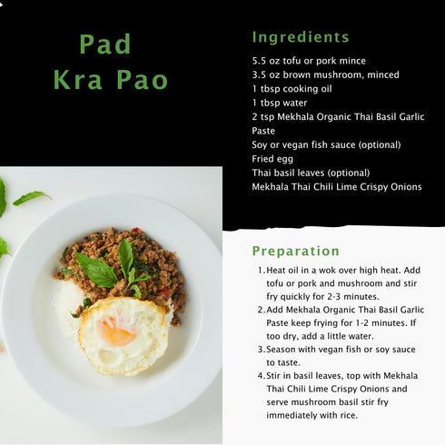 Mekhala Organic Gluten-Free Thai Basil Garlic...