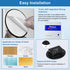 AOSITE 1 Pcs Fridge Lock Combo - Black Refrigerator Lock for Adults & Kids...